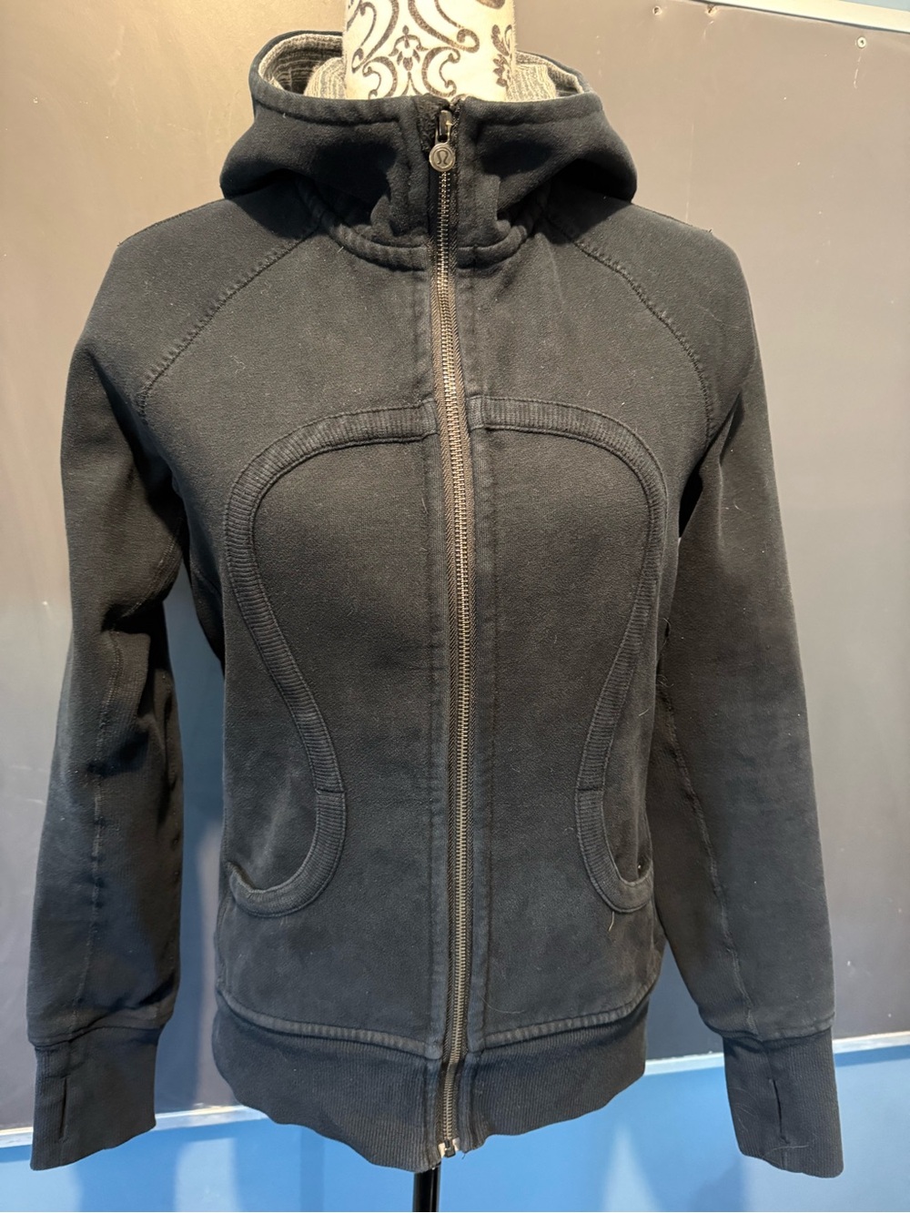 lululemon athletica Black Hooded Scuba